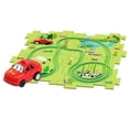 thumbnail image 2 of Pistas de carreras VISALY para niños, juego de rompecabezas con pistas de autos, pista de autos de carrera, vehículo de juguete y tablero de rompecabezas, carrito eléctrico para ensamblar, juguetes, 2 of 7