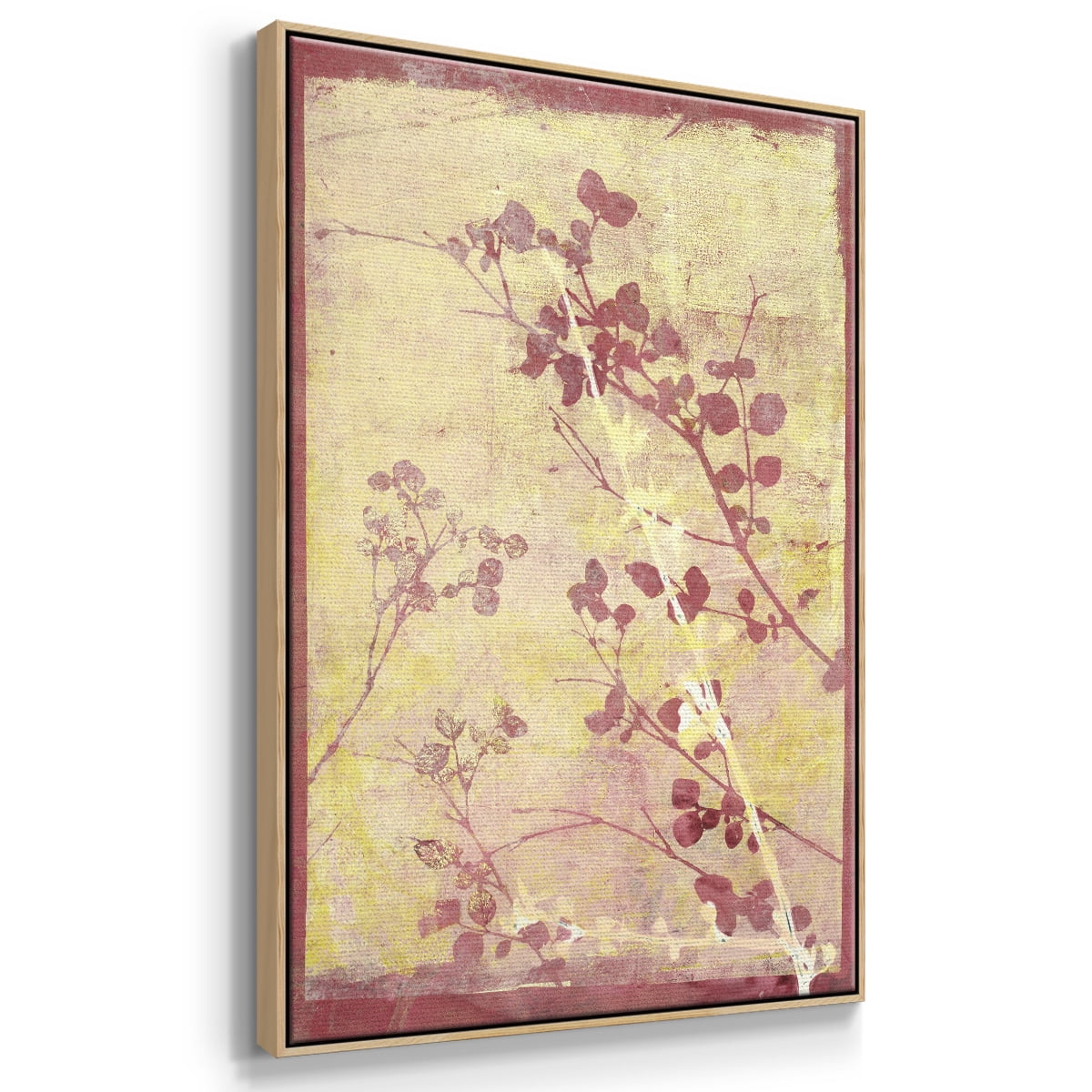 Boundless V Framed Premium Gallery Wrapped Canvas - Ready to Hang - 25 x 37 - Natural Wood Floating Frame
