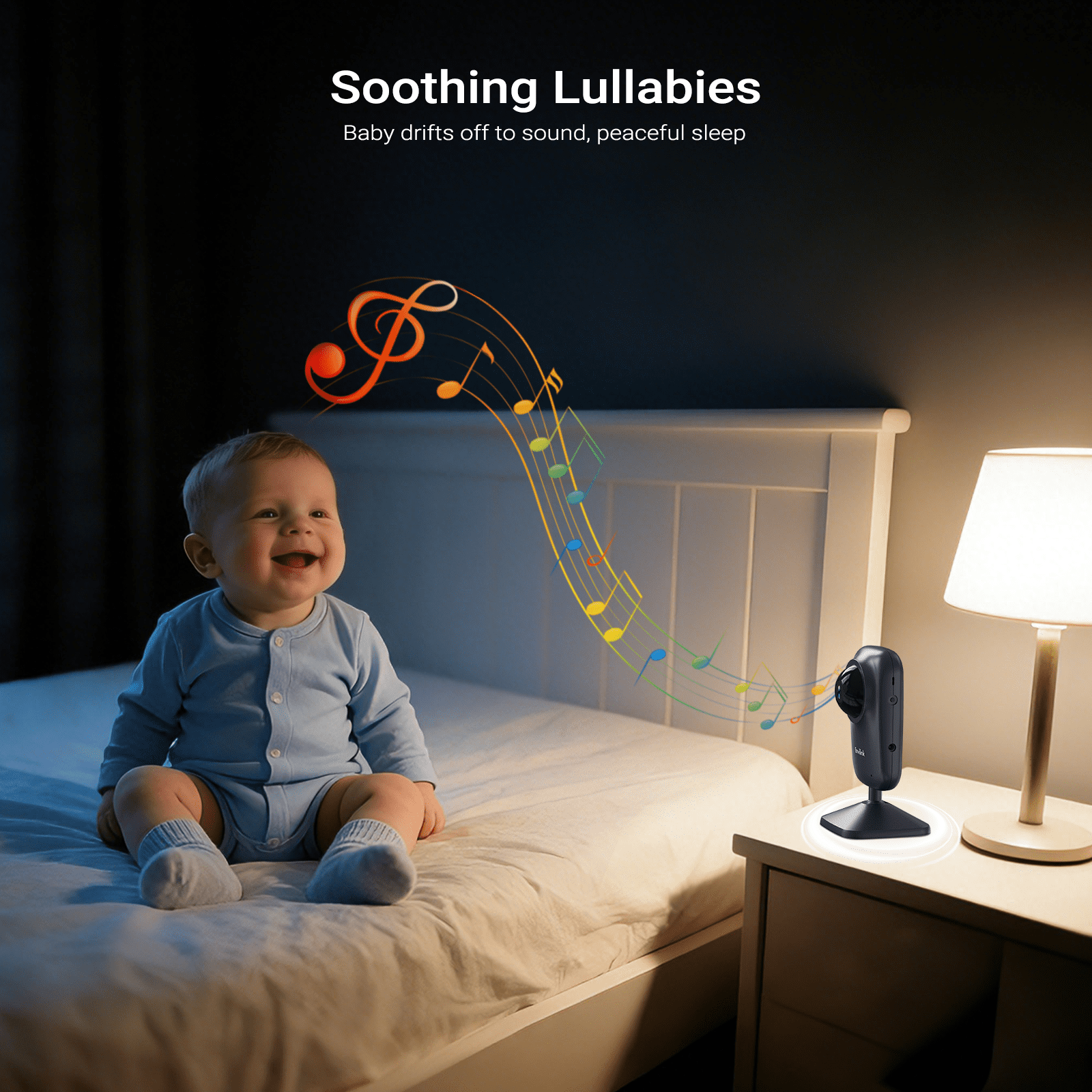 Envilink Video Baby Monitor with App, 2.8" Screen 14h Battery, Sound Detection, Night Vision, Two Way Talk, Temperature Detection, 1200ft Range, Feeding Remind, Ideal for Baby/ Elderly Indoor Use