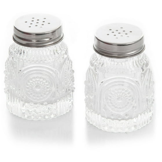 The Pioneer Woman Glass Salt and Pepper Shakers, Clear