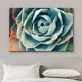 thumbnail image 3 of wall26 Canvas Print Wall Art Duotone Detail Green Red Succulent Cactus Nature Floral Photography Realism Botanical Wilderness Zen Rustic Colorful Decorative for Living Room, Bedroom, Office - 24&quot, 3 of 5