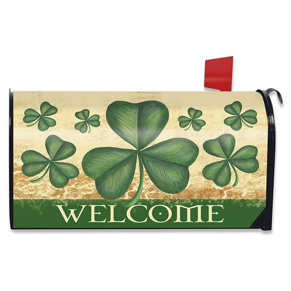 Briarwood Lane Shamrock Welcome St. Patrick's Day Mailbox Cover