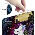 thumbnail image 4 of FMSHPON Galaxy Space Abstract Unicorn Clipboard Hardboard Wood Nursing Clip Board and Pull for Standard A4 Letter 13x9 inches, 4 of 5