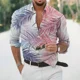 thumbnail image 1 of Camisas nuevas de otoño para hombre, blusa de manga corta con estampado de árbol de coco en 3D, camisas casuales de moda, camisetas de gran tamaño, ropa para hombre, tops, 1 of 6