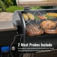 thumbnail image 6 of Z GRILLS Grill Elite ZPG-550B4 549 sq.in Wood Pellet Grill & Smoker, Latest PID 3.0 Controller, 2 Meat Probes, Auto Temperature Control, 8 in 1 BBQ- Bronze, 6 of 19