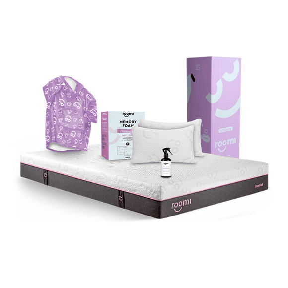 Colchón King Size Roomi Nomad Más 2 Almohadas, Coomfi Adulto y Aromatizante Lavanda