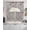 Gray Blue, variant on Vintage Spring Floral Swag Curtains for Living Room/Bedroom Windows, Farmhouse Flowers Green Vintage Kitchen Curtains and Valances Set 36 Inch Length, Light Filtering Swags Valance Curtain Panels