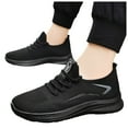 thumbnail image 3 of Bwdbhd Men's Walking Shoes Ultra Lightweight Breathable Running Shoes Non Slip Athletic Fashion Sneakers Black,9.5, 3 of 5