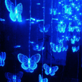 thumbnail image 2 of Guirnalda de luces LED con forma de mariposa o nieve para decoración de interiores, para ventanas, fiestas navideñas, enchufe UE/EE. UU./Reino Unido/AU, 2 of 4