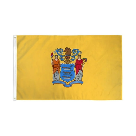 New Jersey Flag 3x5ft Poly