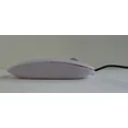 thumbnail image 4 of Computer Mouse Usb Wired, Scroll Wheel, White, Red Led Light, For Laptop Pc Mac, 4 of 6