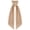 Khaki, variant on VKLU 1Pc White Wreath Sash with Scalloped Wavy Edge, Elegant Polyester Ribbon for Wedding Decor, DIY Customizable Monogrammed Sash for Home Front Door