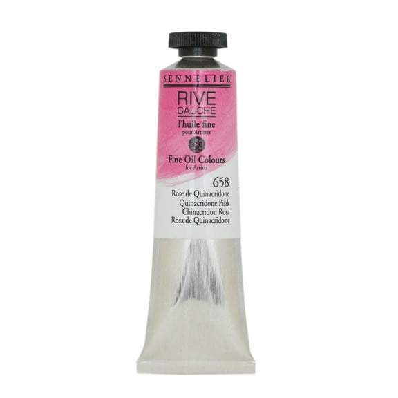 Sennelier Rive Gauche Oil Paint, 40ml, Quinacridone Pink