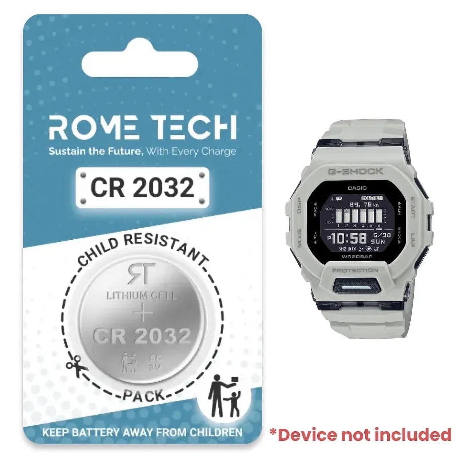 Replacement Battery for G-SHOCK DW6900-1V Watch - Walmart.com