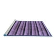 thumbnail image 2 of Ahgly Company Machine Washable Indoor Rectangle Abstract Blue Modern Area Rugs, 2' x 4', 2 of 4