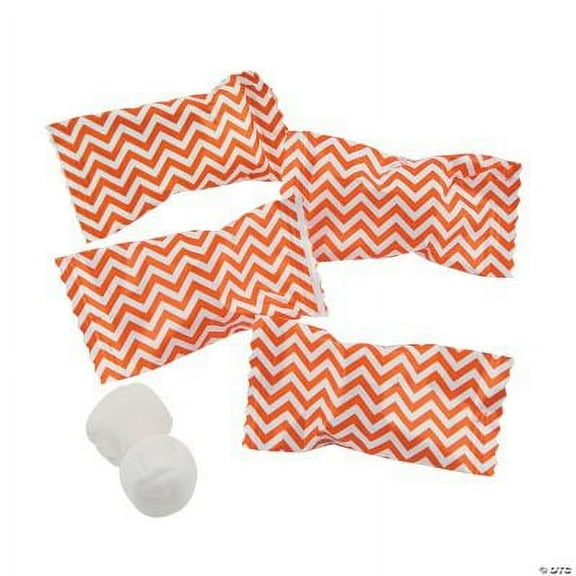 Orange Chevron Buttermints, Individually Wrapped, 108 Pieces