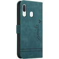 thumbnail image 2 of Campatible with Samsung Galaxy A20 Case, Galaxy A30 Wallet case with Card Holder Kickstand Magnetic Premium PU Leather Flip Shockproof Protective Case for Samsung Galaxy A20 / A30 Green HX, 2 of 14