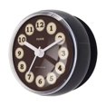 thumbnail image 1 of Reloj de pared para ducha compacto, antivaho, impermeable, pequeño, con ventosa Estilo F, 1 of 9