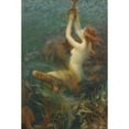 thumbnail image 3 of Arthur Hopkins 11x14 Black Modern Framed Museum Art Print Titled - A Fantasy of the Deep (1848-1930), 3 of 5