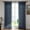 Denim, variant on TWOPAGES Polyester Twill Light Filtering Curtain Pinch Pleat Drape for Bedroom, 1 Panel, 52Wx63L, Grey