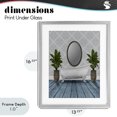 thumbnail image 4 of Stupell Industries French Country Restful Wash Bathtub Gray Framed Print Under Glass, 13 x 16, by Marcus Prime, 4 of 8