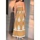thumbnail image 4 of Vestido de Tirantes Finos con Estampado Floral y Bolsillos en Color Caqui Talla S, 4 of 7