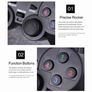 Zecic Precisions Control Arcades Controller USB Gamepad for PC Gaming Comfortable Grip
