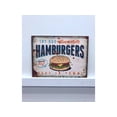 thumbnail image 1 of Hamburgers Wooden Sign Wall Decor, 1 of 1