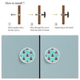 thumbnail image 4 of 4 Pcs Watermelon Knobs for Kitchen Cabinet Cupboard Dresser Bookcase Drawer Pulls Handles Round Home Decor, 4 of 5
