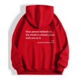 thumbnail image 2 of XIAOCHA Women's Hoodies Loose Back Letter Hooded Sweatshirts Fall Winter Cozy Warm Trendy Hoodies with Pocket, 2 of 4