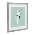thumbnail image 3 of Stupell Industries Mint Julep Dog Gray Framed Print Under Glass design by Krissy Mast, 13 x 13, 3 of 10