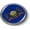 Metal Bezel, variant on BestLicensePlateFrames Pennsylvania State Flag 3D Domed CAR Emblem Badge Sticker Flexible Round