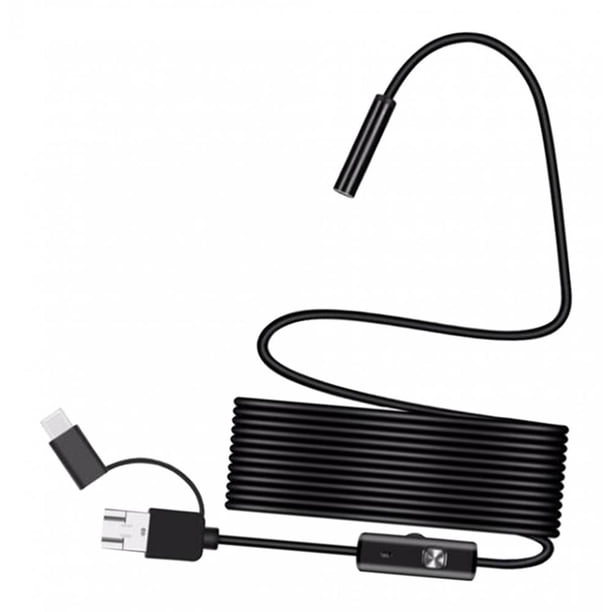 Seitruly Portable 8mm Camera Waterproof Endosocope for Smartphones PC Teléfono y Comunicación 1 m