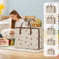 thumbnail image 2 of PEIBang Heavy Duty Moving Bag 24x10x20 Inch,Storage Tote with Handles and Zippers,Storage Bag for Clothes Packing,Dorms,College Supplies, 2 of 7
