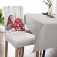 thumbnail image 5 of Dining Chair Slipcover, Christmas Cartoon Gnome Red Tree Wood Grain Board Winter Decoration Stretch Kitchen Chair Covers Removable Parsons Chair Protector Covers for Dining Room Party, Set of 4, 5 of 6