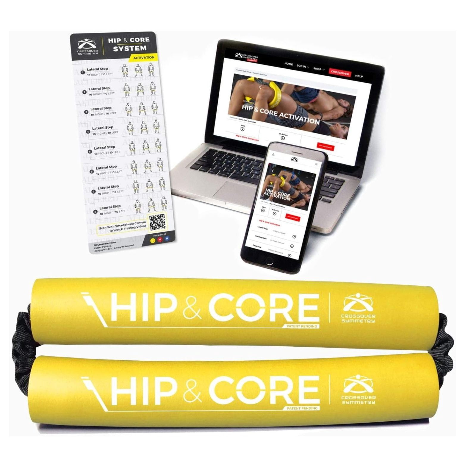 Resistance Bands for Women - Hip & Glute Bands Loop for Legs and Butt - Home Workout Bands for Strengthening, Physical Therapy & Pain Relief - Includes Exercise Guide