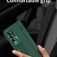 thumbnail image 5 of ELEHOLD Leather Folding Case for Samsung Galaxy Z Fold 4, Full Body Hinge Protection Case with Built-in Screen Protector Shockproof Protective  Hidden Kickstand for Samsung Z Fold 4, Green, 5 of 7