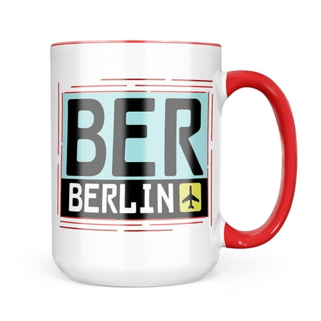 

Neonblond Airport code BER / Berlin country: Germany Mug gift for Coffee Tea lovers