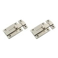 thumbnail image 4 of pitrice Sturdy Door Security Slide Latch Lock with Screws 3inch Stainless Steel Style A 2Set, 4 of 6