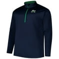 thumbnail image 2 of Men's Fanatics Navy Notre Dame Fighting Irish Big & Tall Defender Quarter-Zip Top, 2 of 3