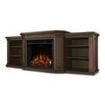 thumbnail image 3 of Bowery Hill Modern Wood Electric Fireplace for TVs up to 74" in Chestnut Oak, 3 of 21