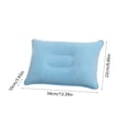 thumbnail image 3 of wycnly Inflatable Travel Pillow Flocked PVC Neck Support for Airplane Car Camping Office Nap Portable Lightweight Compact Easy Carry Space Saving Home Travel Accessories, 3 of 6