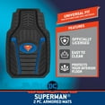 thumbnail image 2 of Armored Superman Car Floor Mats - Officially Licensed DC Comics - All Weather Heavy Duty Auto Interior Liners for Car Truck Van SUV, 2 of 8