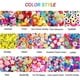 thumbnail image 3 of 300 cuentas de arcilla de polímero, cuentas hechas a mano de frutas Smiley, cuentas suaves de letras de flores de 15 estilos para niñas, joyería para hacer bricolaje Afortunado Sencillez, 3 of 4
