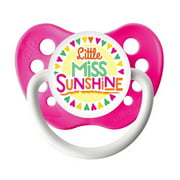 Ulubulu Classic Expression Pacifier - 0-6 Months - Pink - Little Miss Sunshine