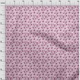 thumbnail image 4 of oneOone Tissu Polyester Spandex Rose Fuchsia Matériel de Robe Florale Tissu Imprimé Tissu au Mètre 56 Pouces de Large, 4 of 4