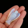 thumbnail image 5 of Tebru 1.5inch Beautiful Natural Opal Angel Shape Crystal Healing Stone Gift, Opal Angel Figurine, Opalite Angel Crystal, 5 of 7