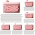 thumbnail image 1 of WUSUOWEI 6Sets Travel FlossPicks,FlossCase,Holder with 10 Toothpick,TravelFloss Picks Automatic PopUp Dispenser with Storage Case,Portable Refillable Holder for Travel Home Hotel Dinner, 1 of 9