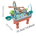 thumbnail image 3 of Penguin Slide Magnetic Fishing Toy Pool Set Children‘s Baby Gifts For Guys, 3 of 5