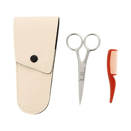 Beaupretty mustache grooming kit stainless steel assorted color 3 Pcs